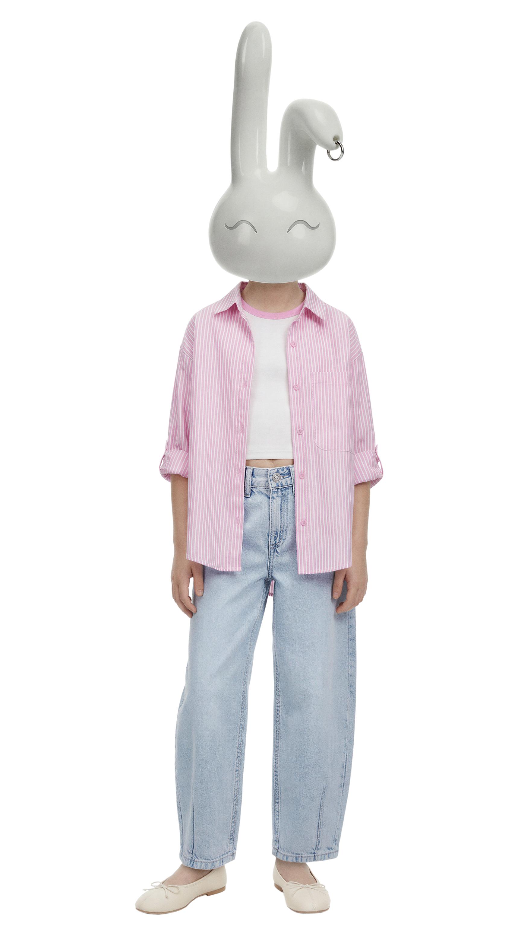 BARREL JEANS — Light blue