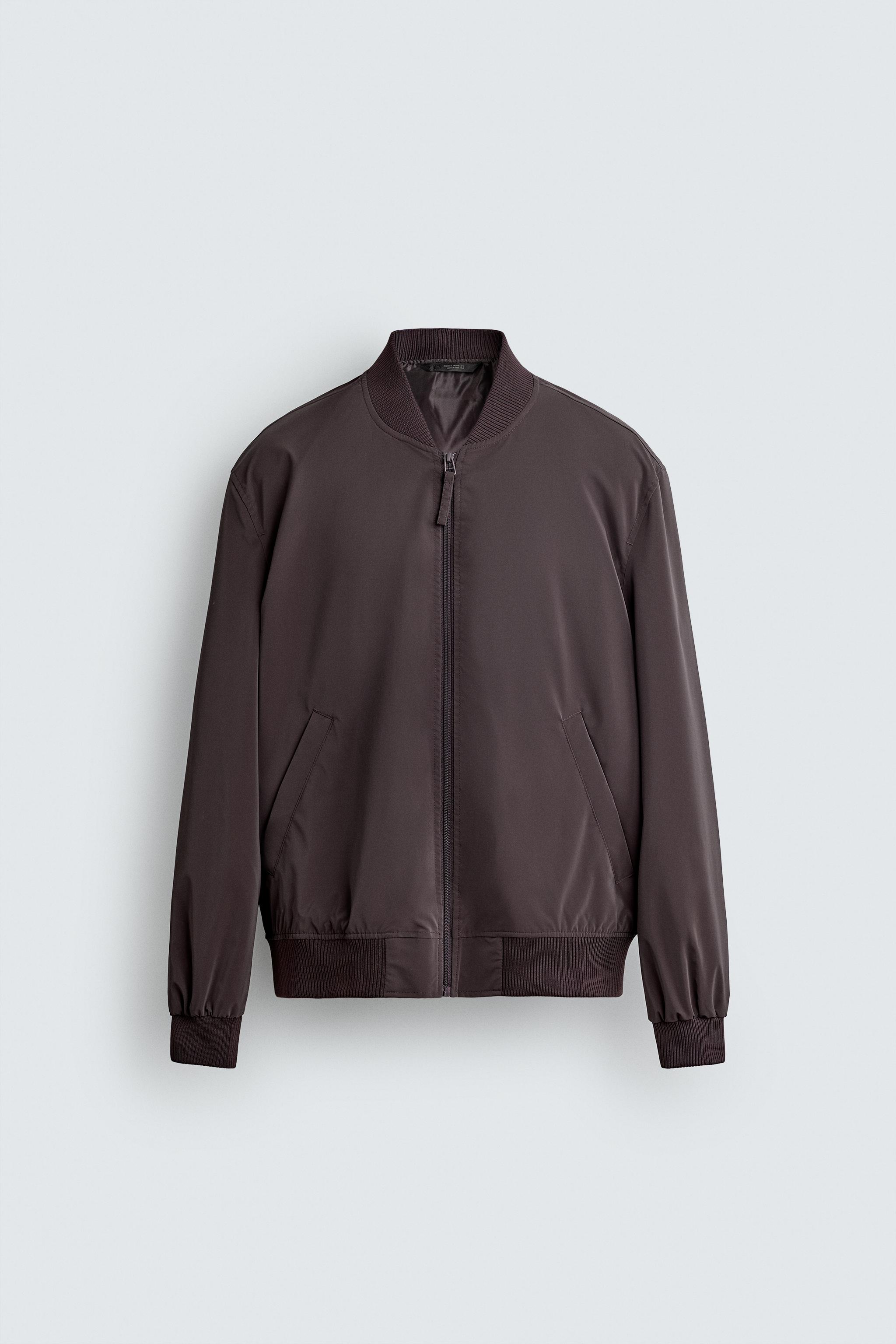 JAQUETA BOMBER LEVE - Marrom | ZARA Brasil