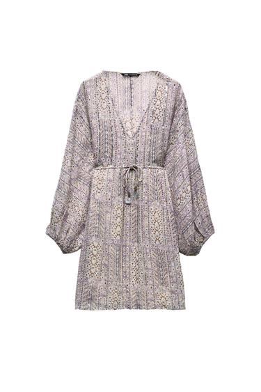 SEQUINNED BOHO DRESS