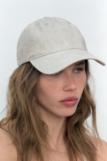 PLAIN TWILL CAP - Light grey by Zara - Image 0