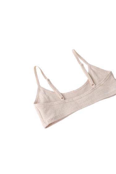 AGES 9-14 / THREE-PACK OF LABEL TOPS - camel by Zara