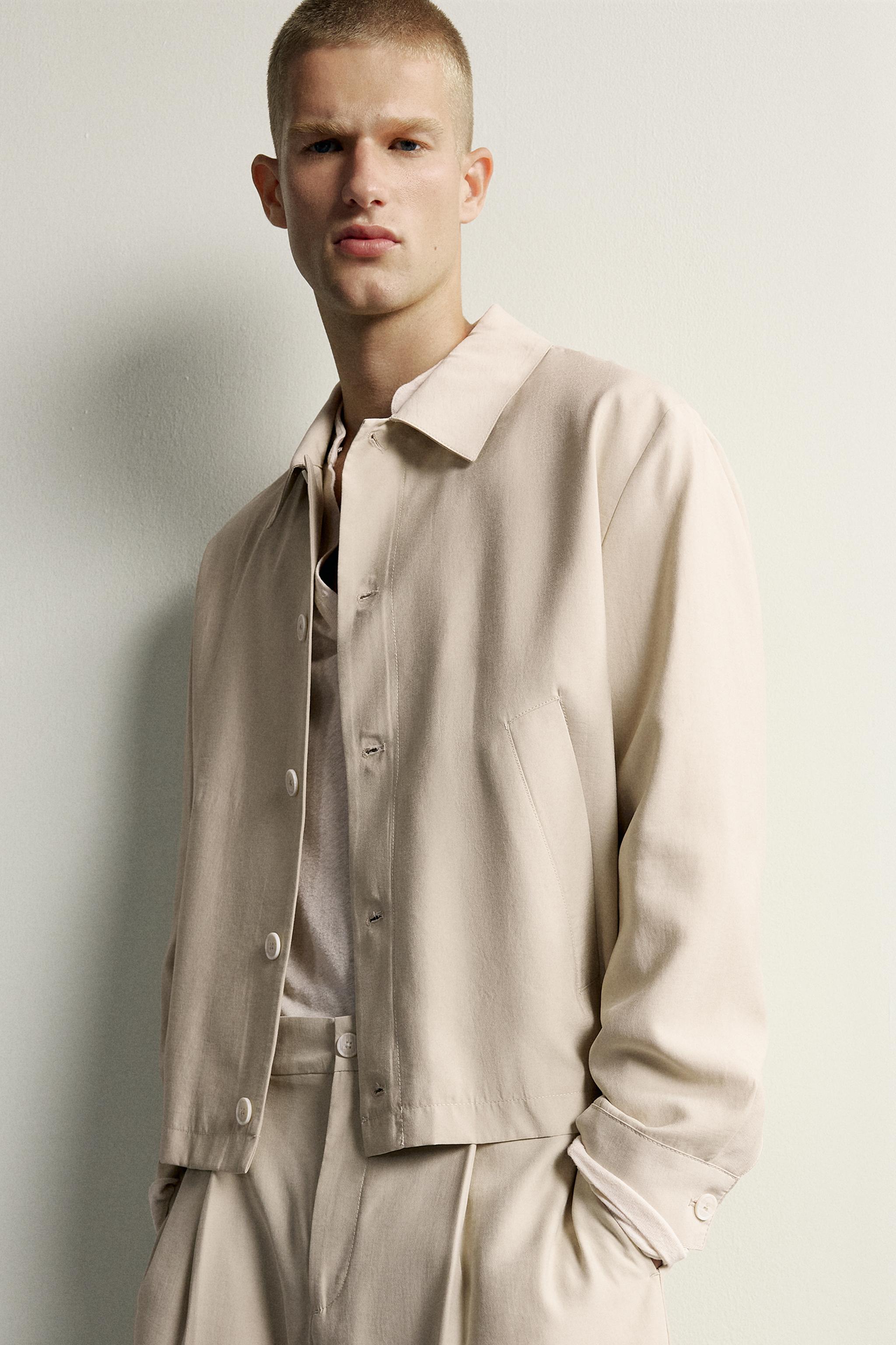 Zara FLUID BOXY FIT OVERSHIRT — фото 5