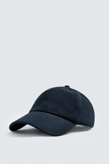 GORRA ALGODÓN LAVADO - Marino de Zara
