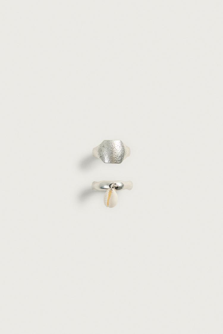 Paquete de 2 anillos combinados 3