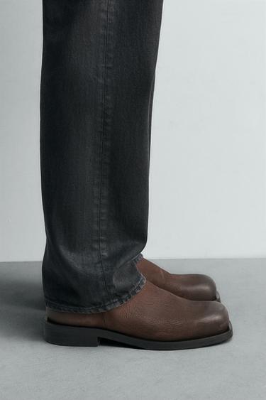 LIMITED EDITION LEATHER BOOTS - Brown by Zara - Image 2