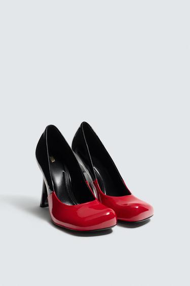 ZAPATO PIEL TACÓN HARRY LAMBERT FOR ZARA x DISNEY - Rojo de Zara