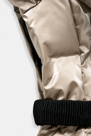 WATER-RESISTANT WINDPROOF DOWN JACKET RECCO® TECHNOLOGY SKI COLLECTION - Gold by Zara - Image 11