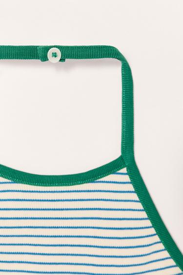 TOP HALTER RAYURES ÉDITION LIMITÉE - rayures de Zara - Image 6