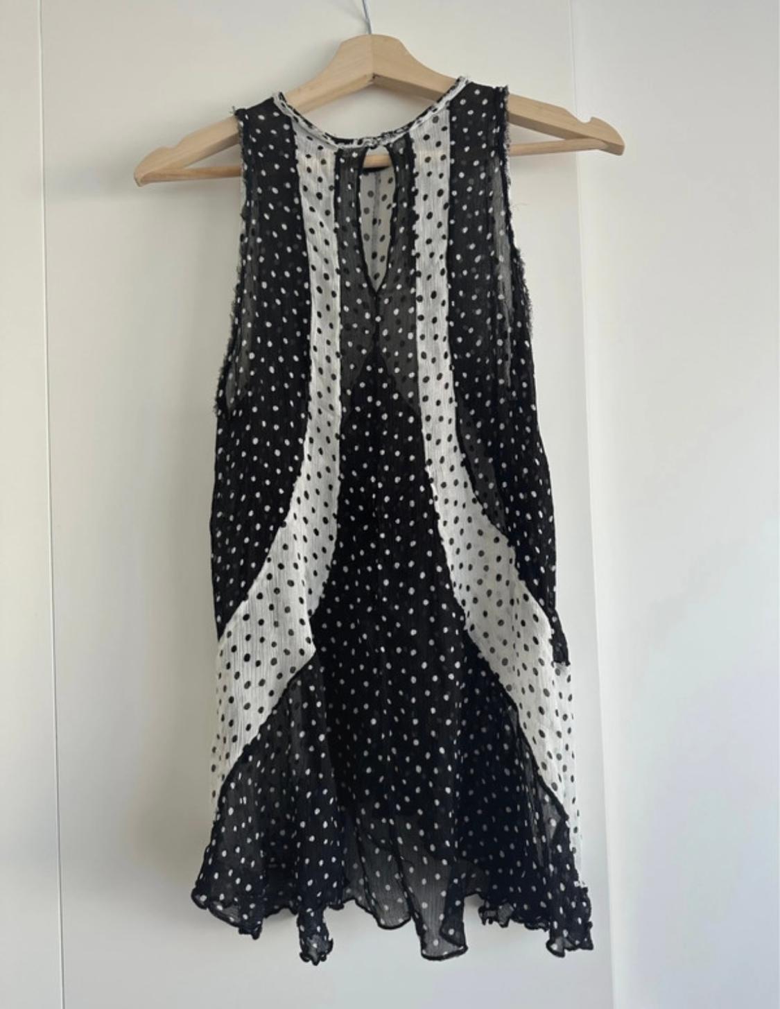 ZW COLLECTION POLKA DOT TOP - Image 2