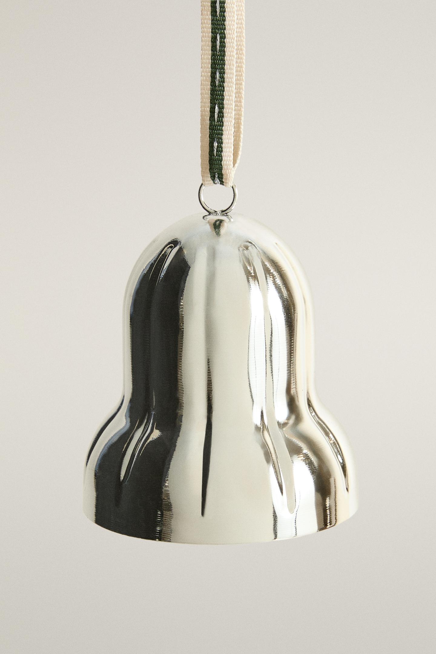 Ёлочные украшения Zara Silver Bell Christmas Tree Decoration, цвет: P