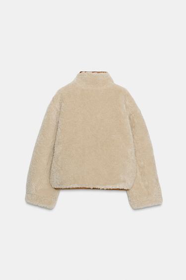 REVERSIBLE DOUBLE-FACED JACKET - camel by Zara - Image 9