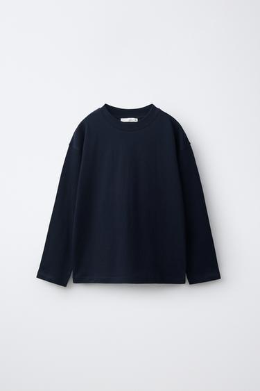 3-PACK OF BASIC LONG-SLEEVE T-SHIRTS — Navy blue 2
