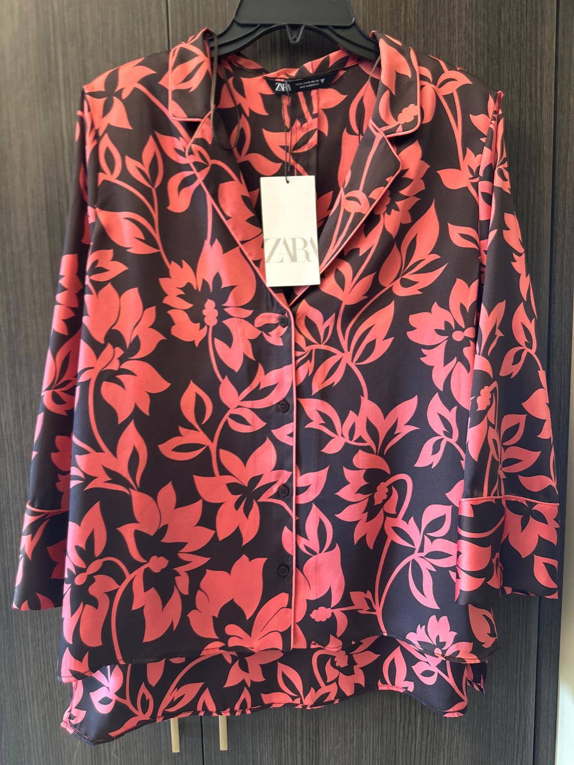 CAMISA PIJAMERA ESTAMPADA