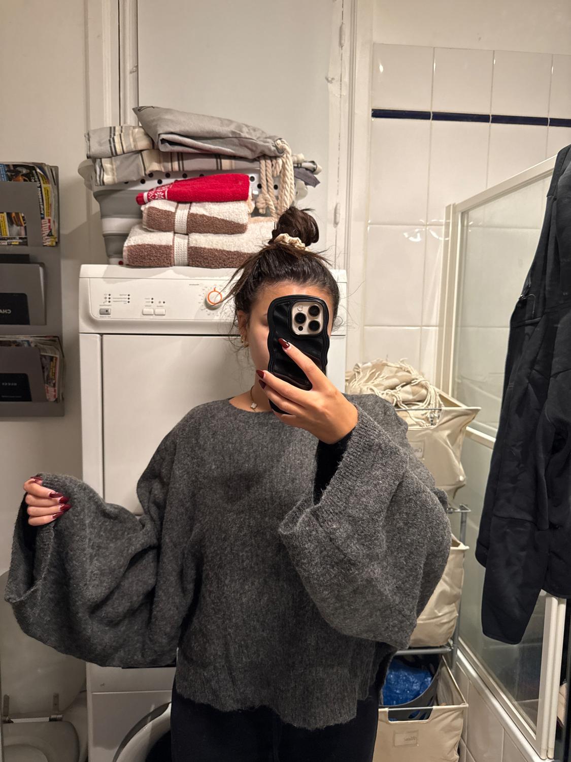 KNIT SWEATER WITH LOOSE-FIT SLEEVES - Image 7