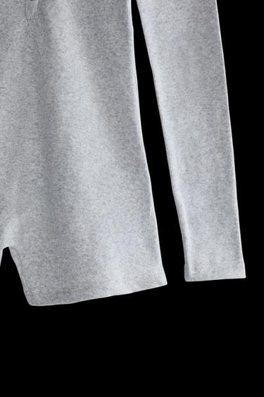 COMBISHORT CÔTELÉ UNI - Gris de Zara - Image 2
