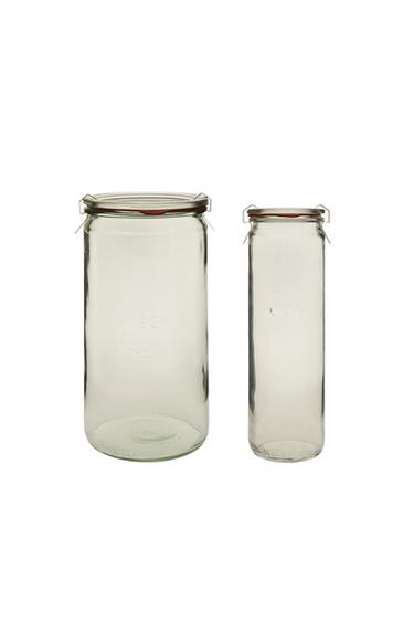 AIRTIGHT GLASS JAR - Transparent by Zara