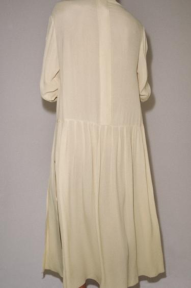 ROBE CHEMISE FLUIDE ZW COLLECTION - Beige de Zara - Image 2