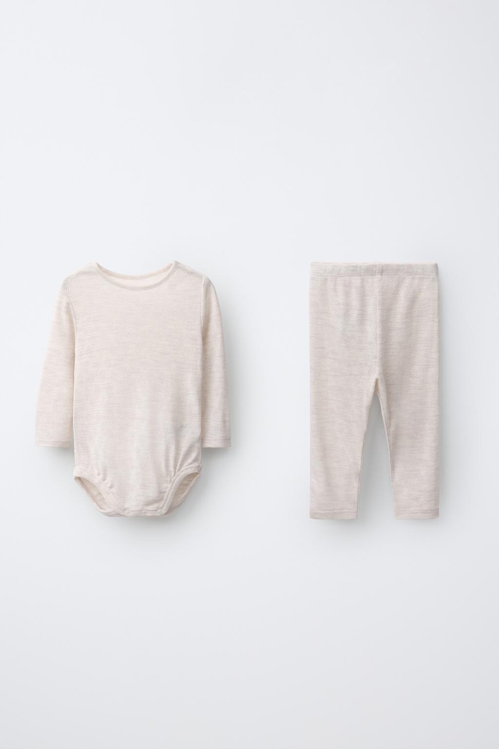 100% WOOL BODY AND LEGGINGS SET