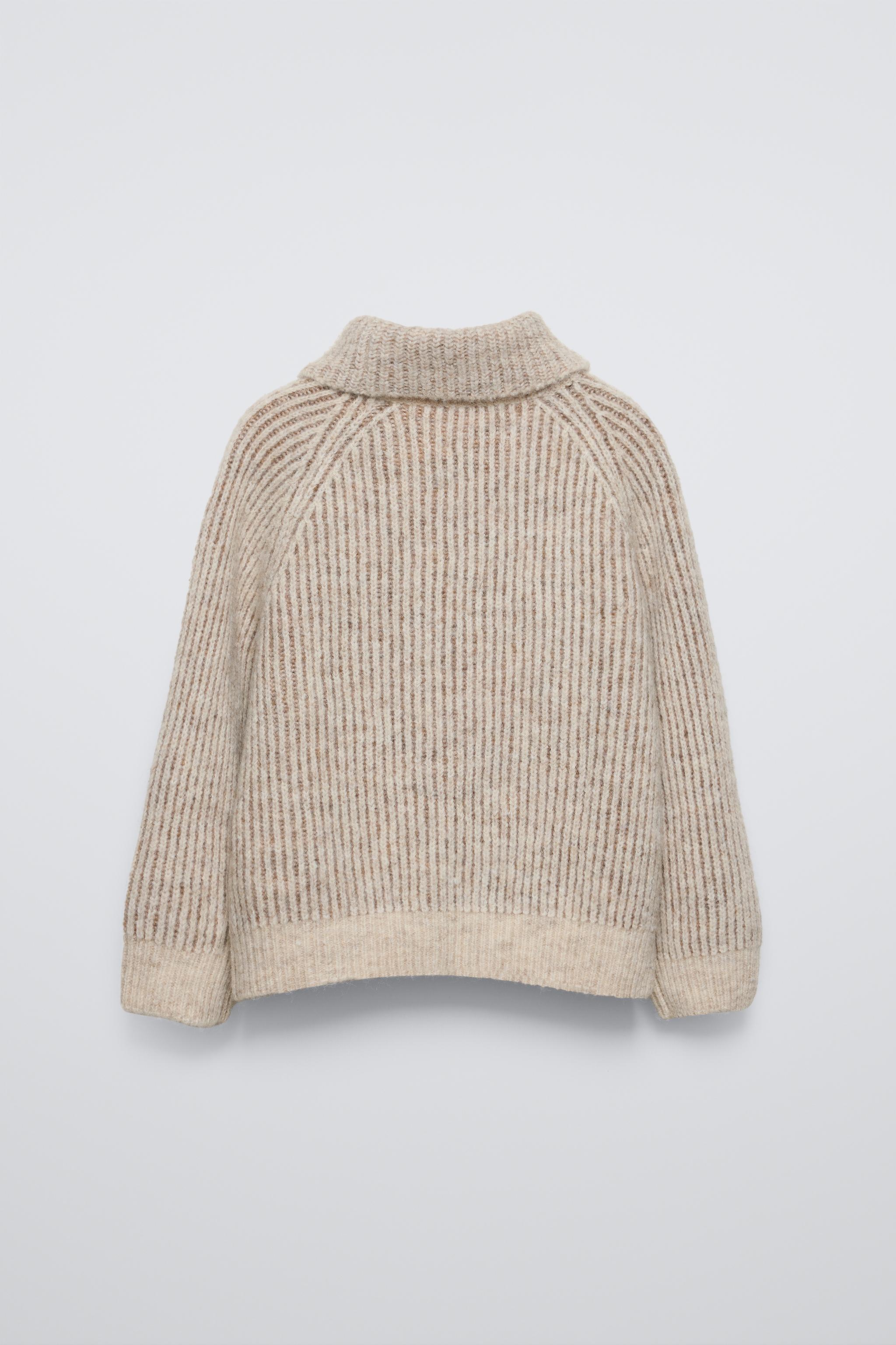 Zara knit turtleneck sales