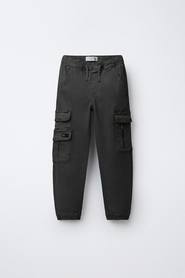 SUPERELASTISCHE JOGGINGHOSE - Graphit von Zara