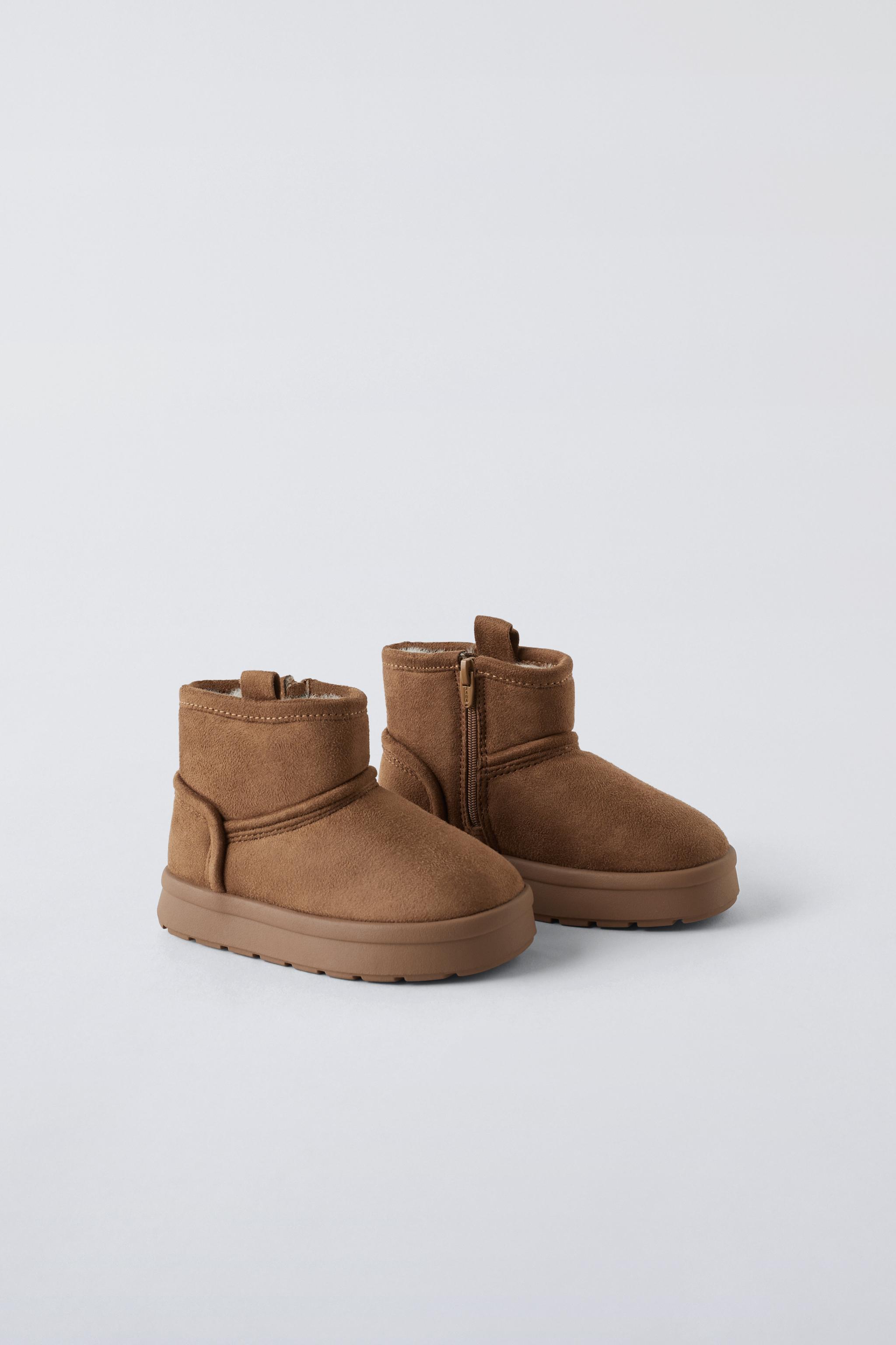 ZARA Kids Warm good Leather Boots