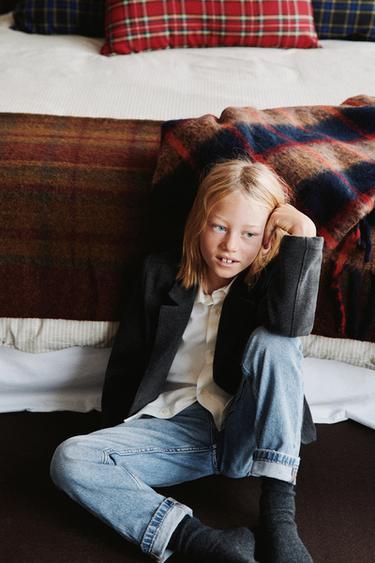 Zara JEDNOSTAVNA PAMUČNA KOŠULJA – Ekru