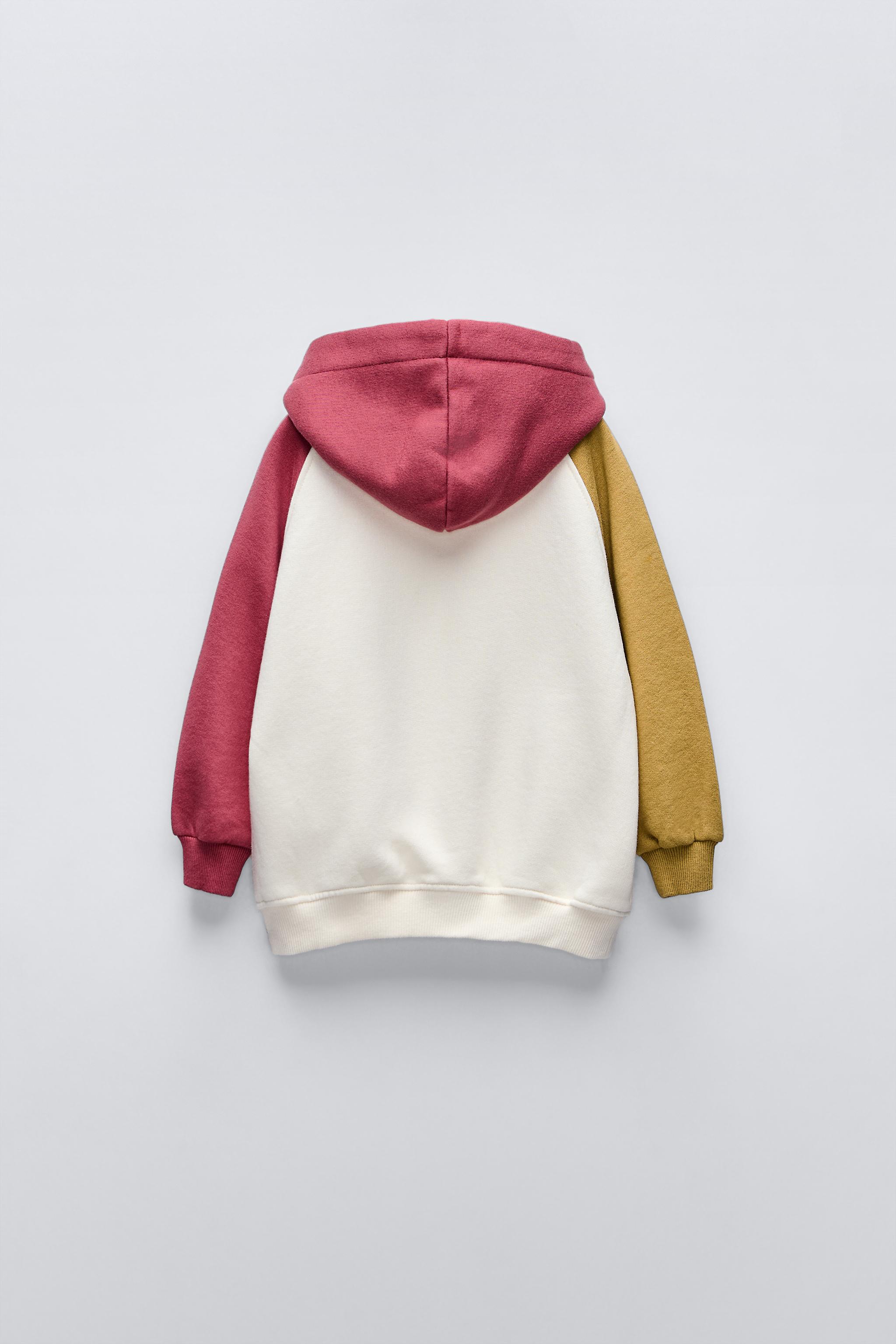 Zara Plush Sweatshirt Multicolored Kids