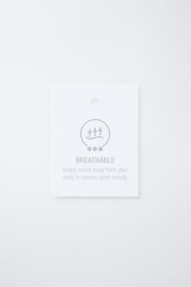 SWEATSHIRT WITH RAISED SLOGAN PRINT - Burgundy by Zara - Image 3