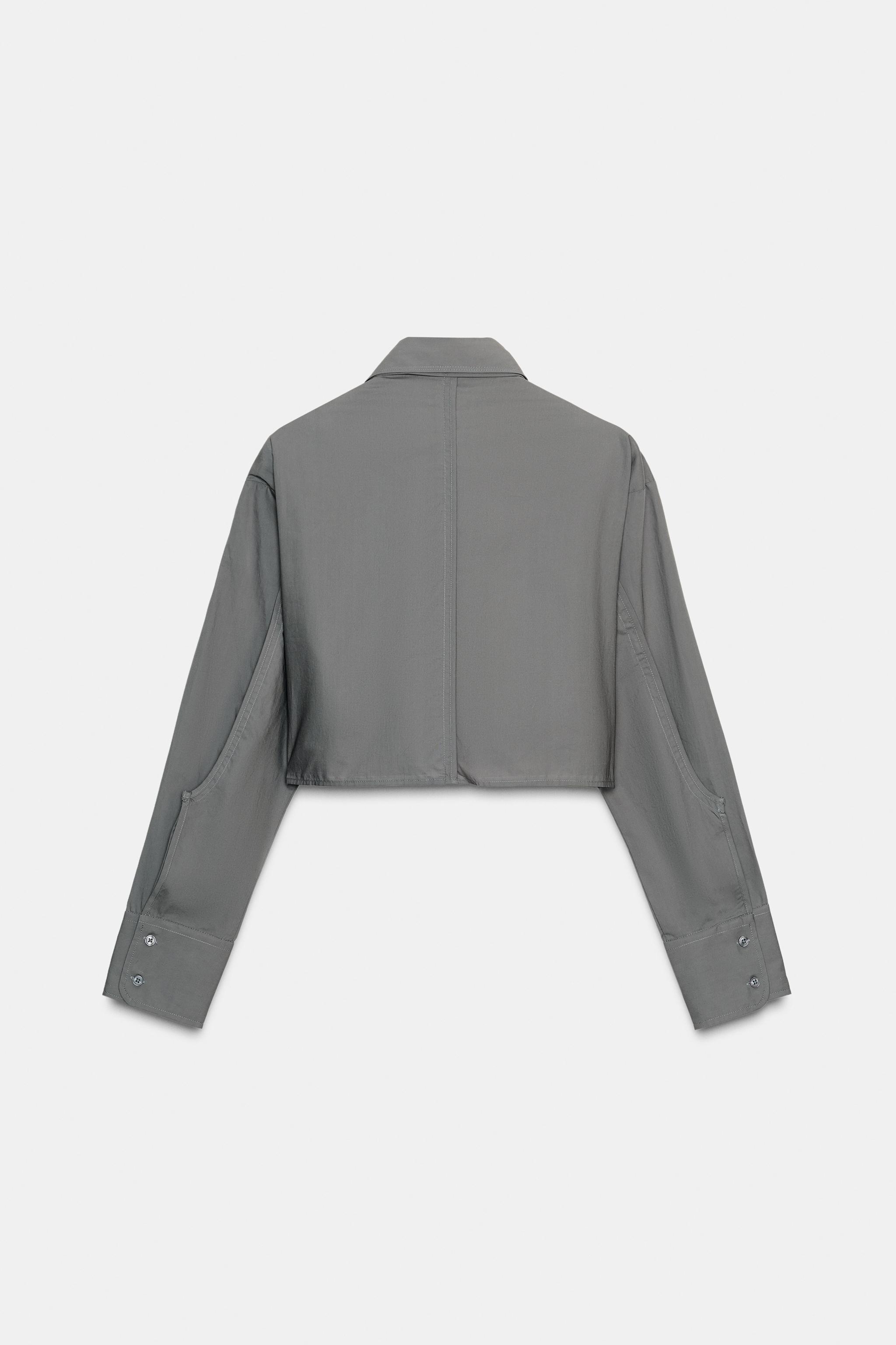 まりも　0910 TRAINING QUARTER-ZIP SWEATSHIRT - Gray marl | ZARA United States
