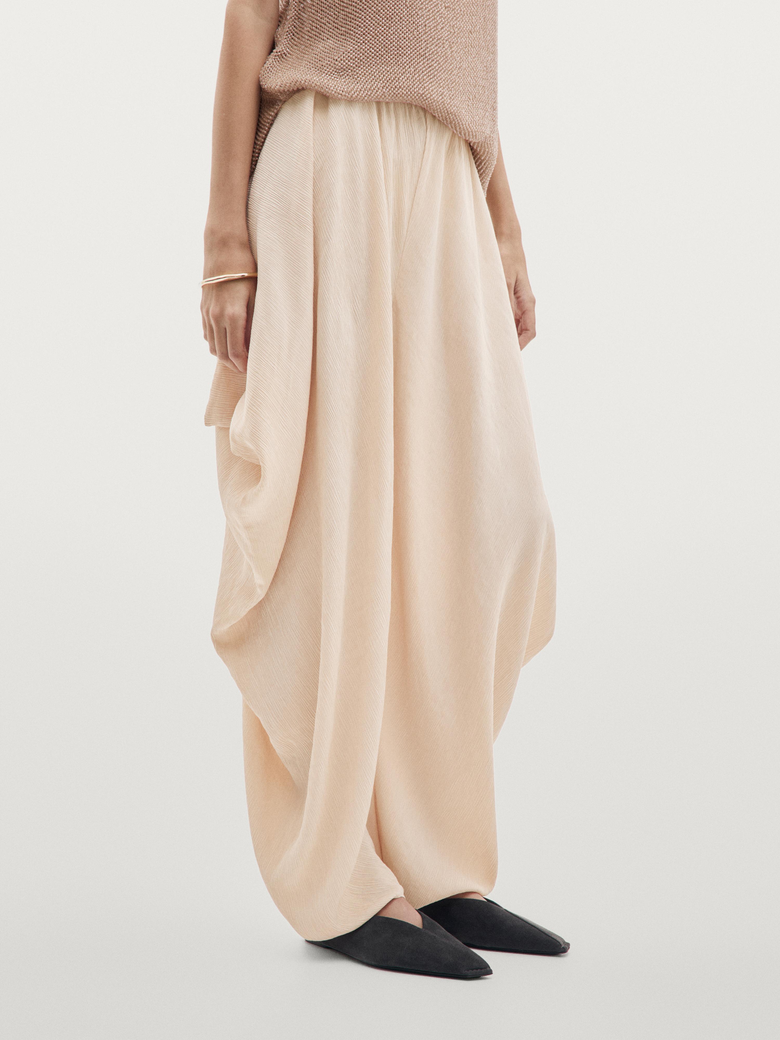 Pantalon fluide bouffant