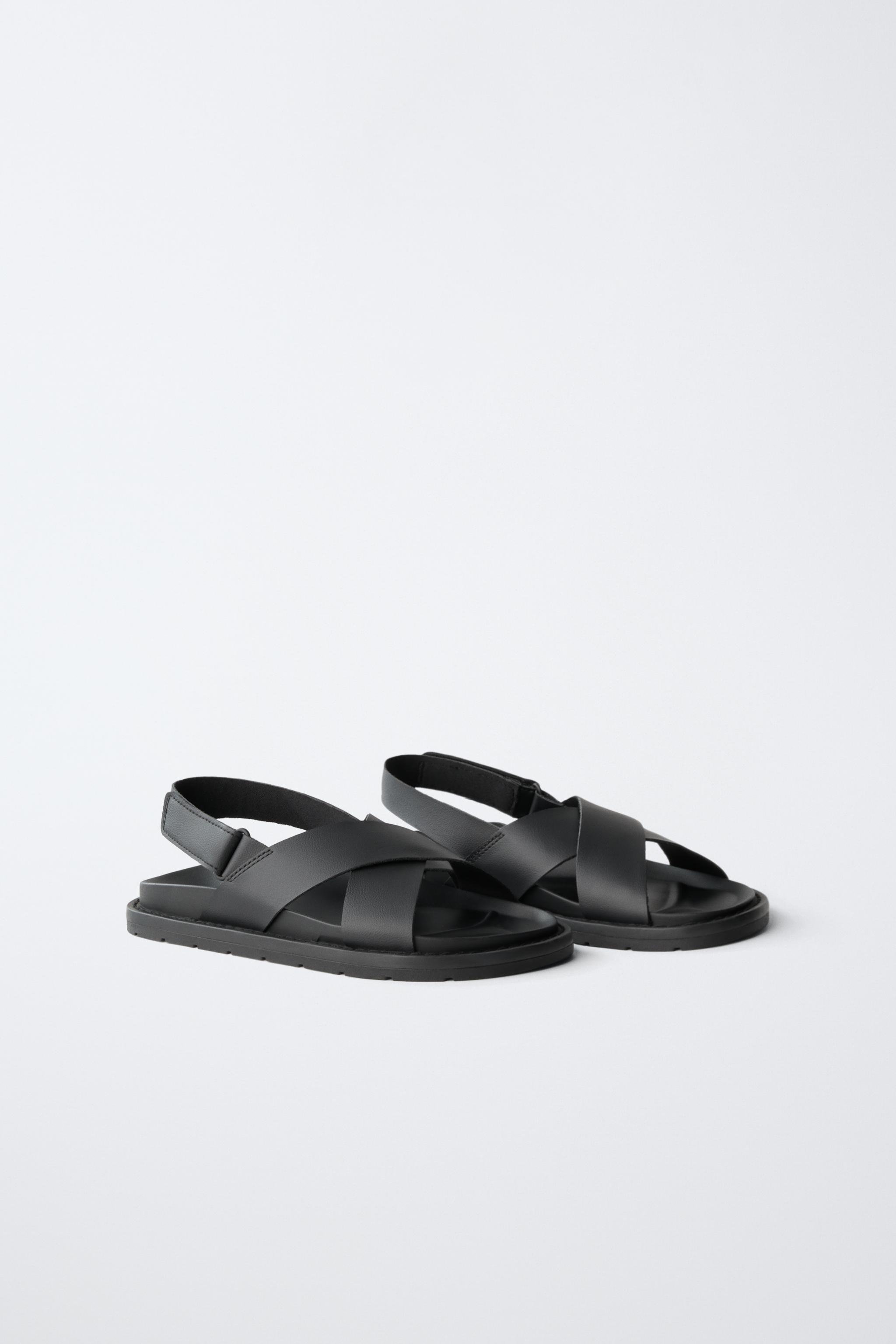 CRISSCROSS SANDALS - Black | ZARA United States