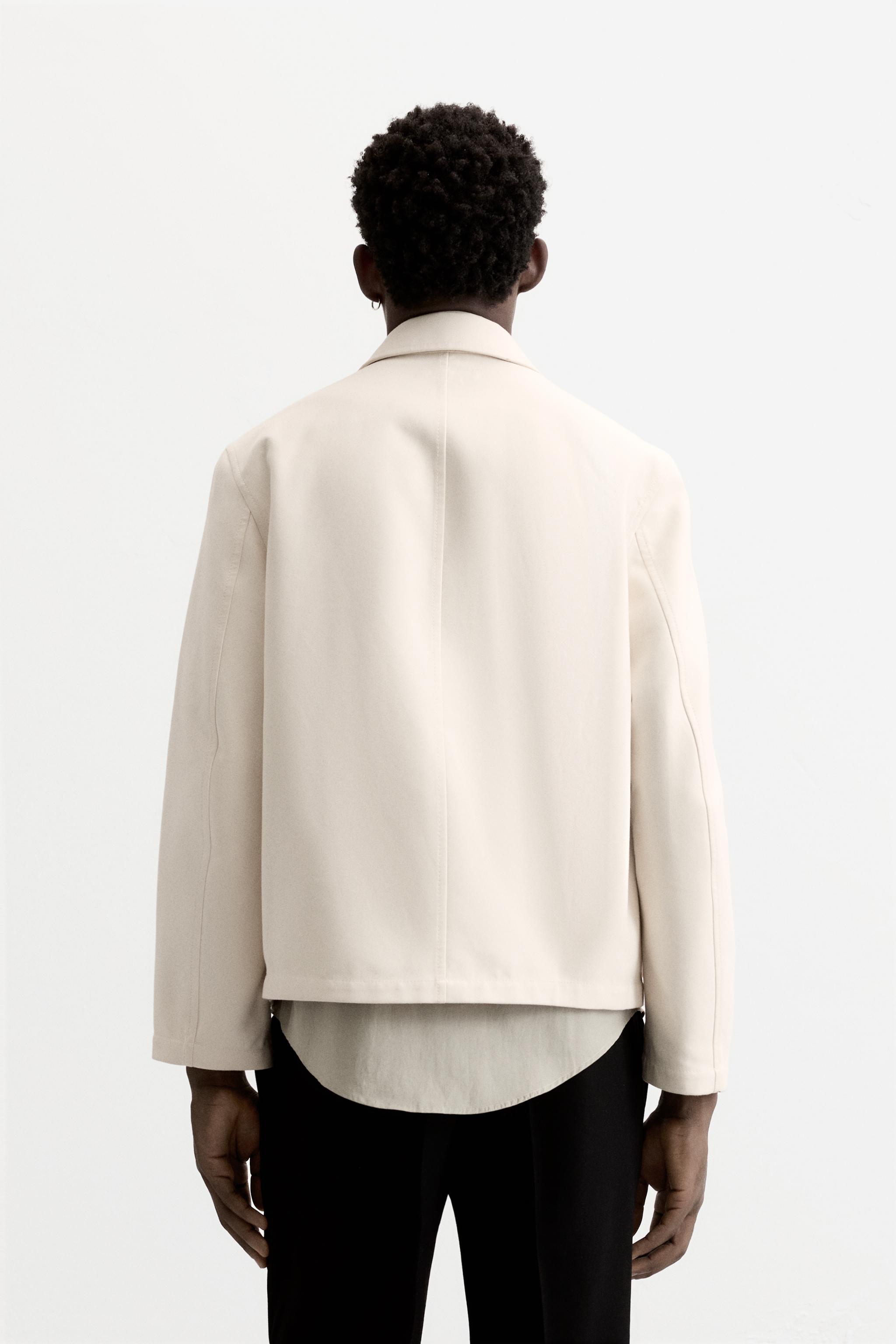 Chaqueta blanca hombre zara sale