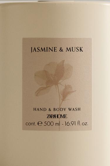 (500 ML) JASMINE & MUSK LIQUID HAND SOAP - Light yellow by Zara - Image 3