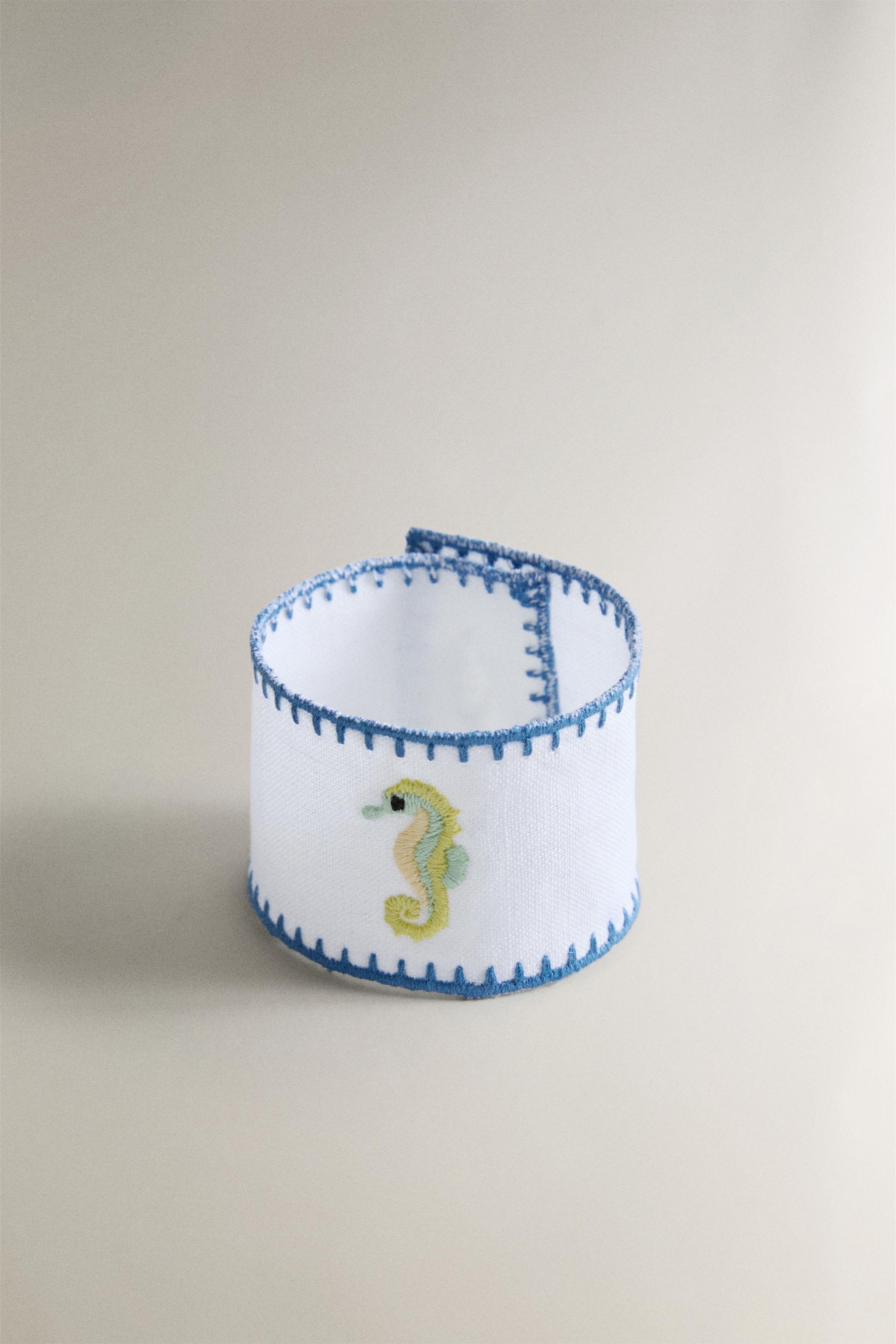 Женские аксессуары Zara RAMIE NAPKIN HOLDERS (SET OF 4) — фото 3