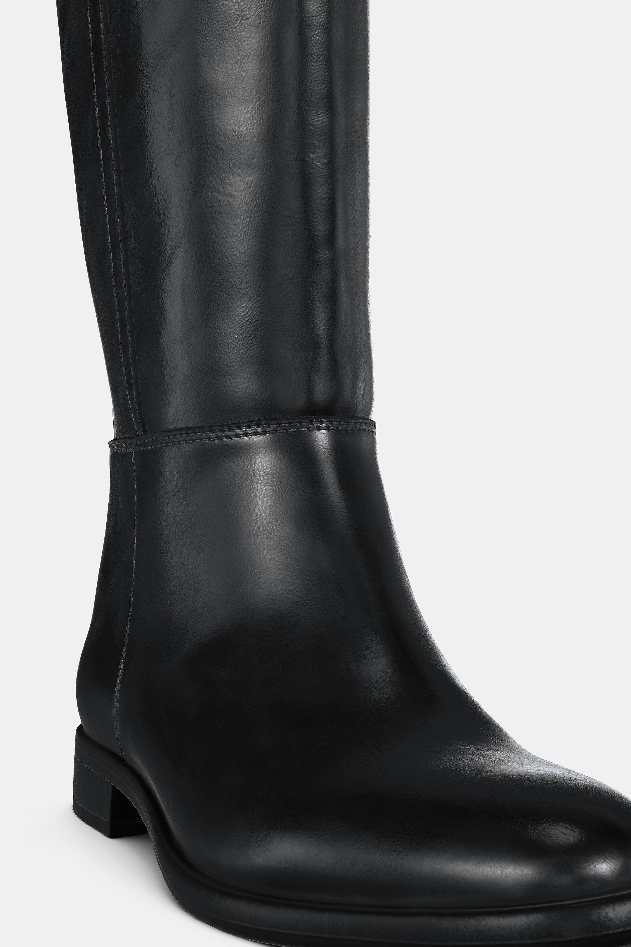 FLAT RIDING BOOTS - Black by Zara
