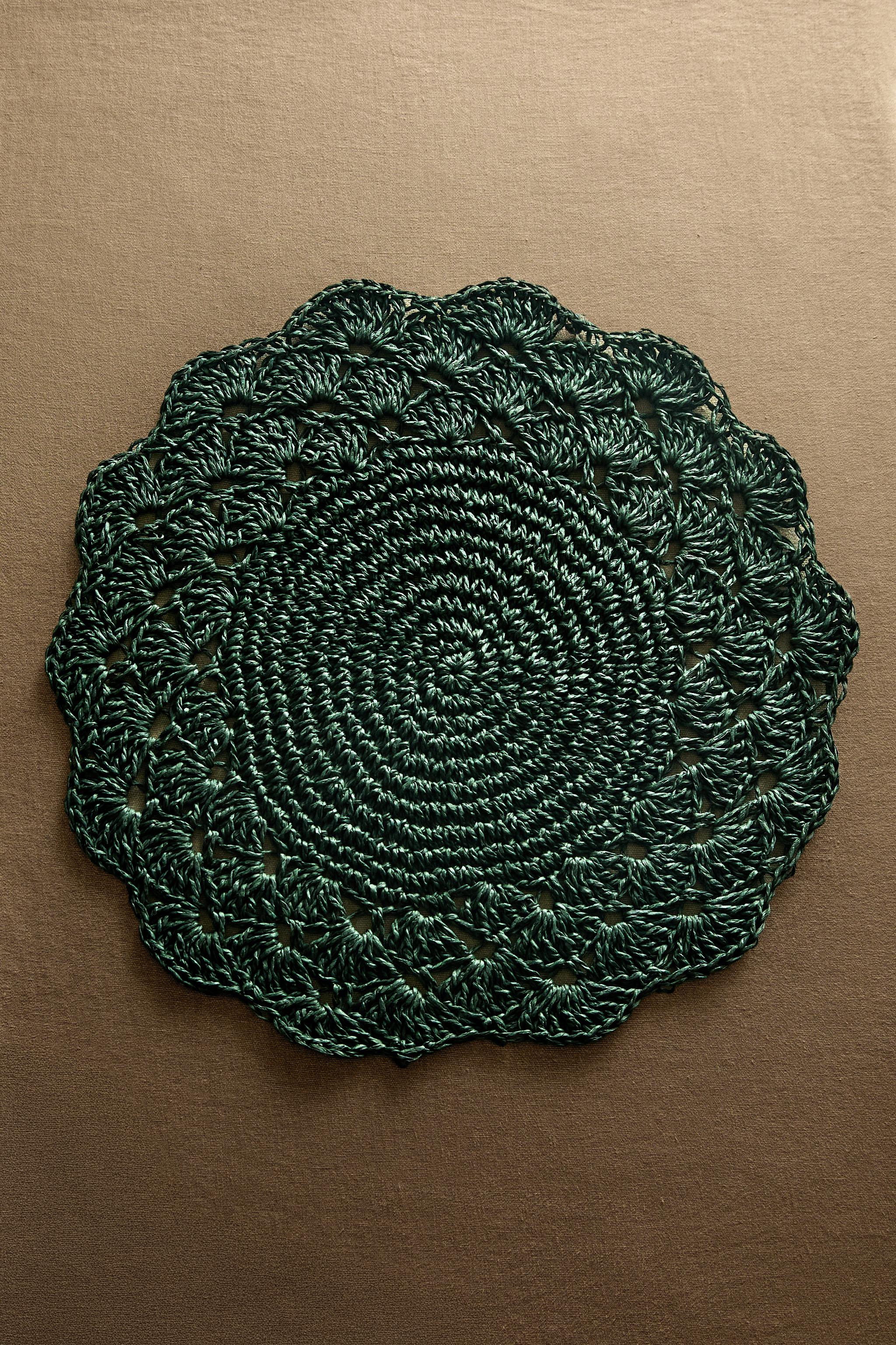 SET DE TABLE PAPIER TRESSÉ NOËL