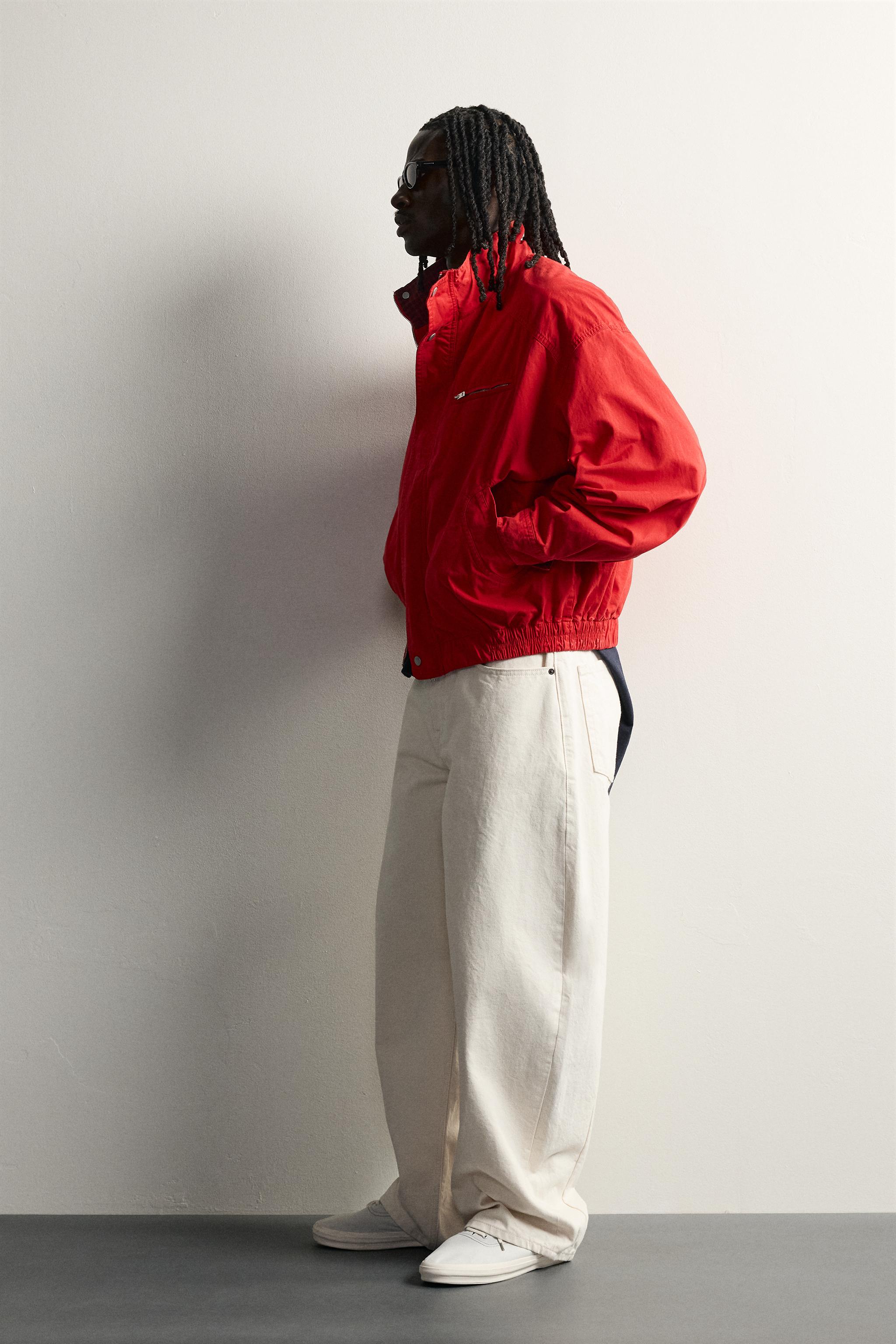CONTRAST RELAXED FIT JACKET
