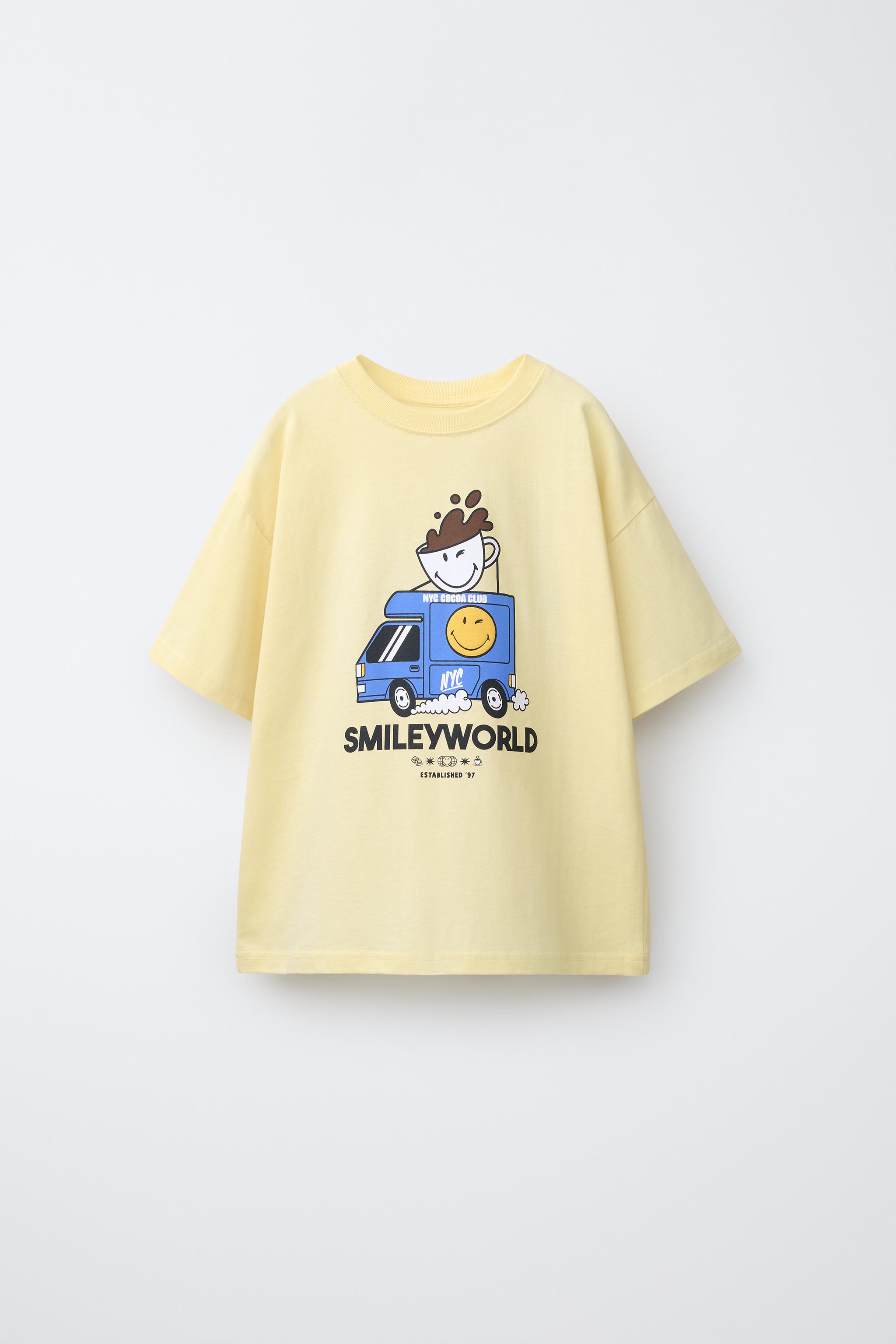 CAMISETA SMILEYWORLD ® - Amarillo | ZARA Chile