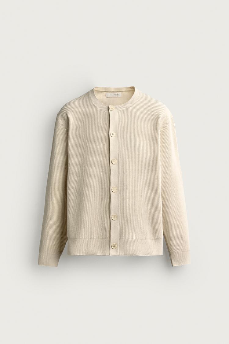CHENILLE RELAXED FIT CARDIGAN