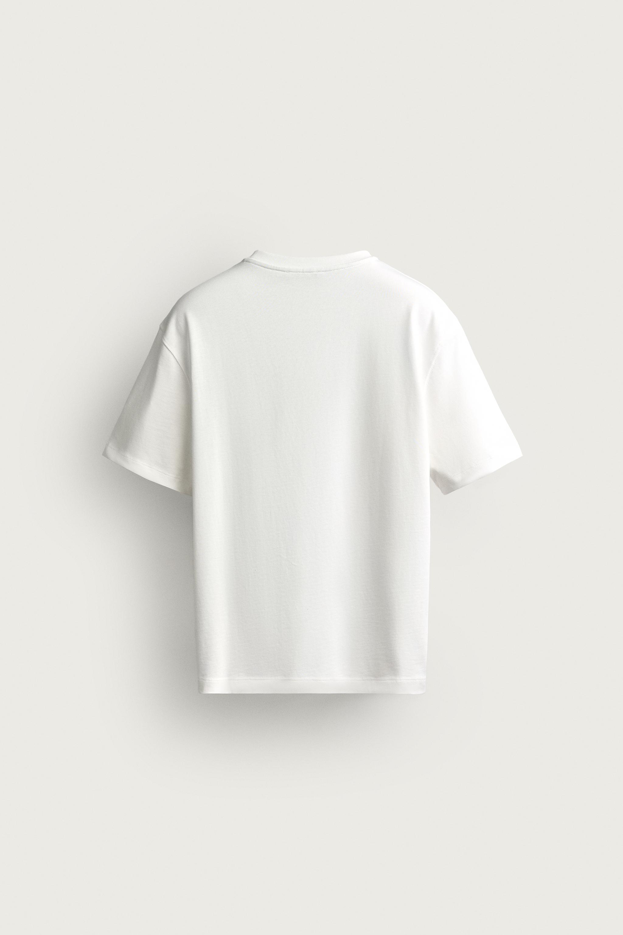 CONTRAST PRINT T-SHIRT