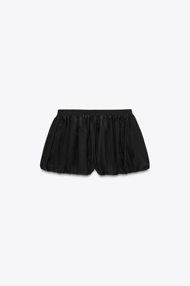 ZW COLLECTION BALLOON CULOTTES - Black by Zara