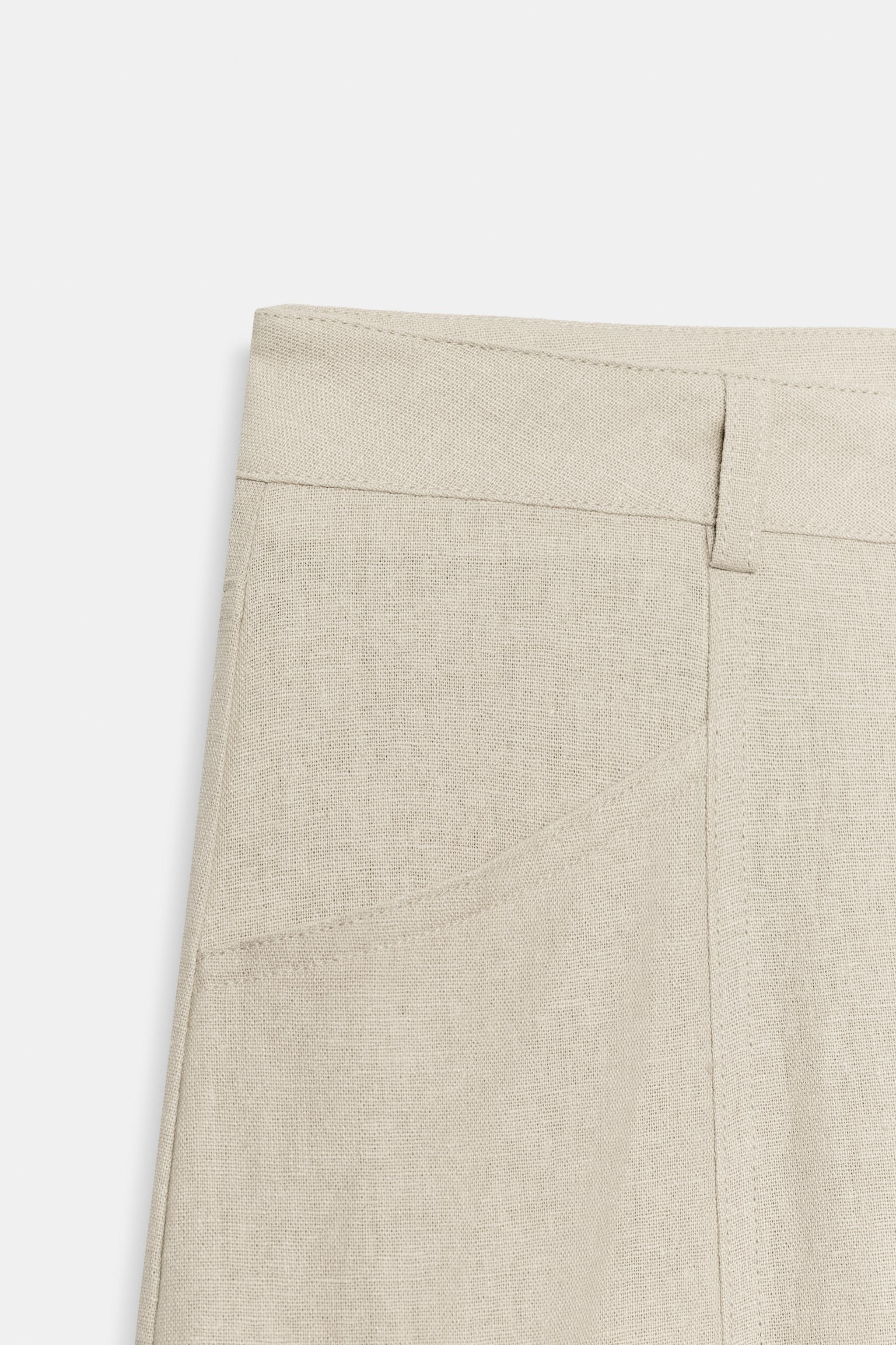 LINEN BALLOON PANTS