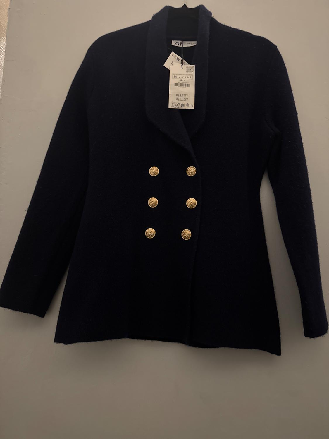 DOUBLE BREASTED 100% WOOL JACKET - Image 5
