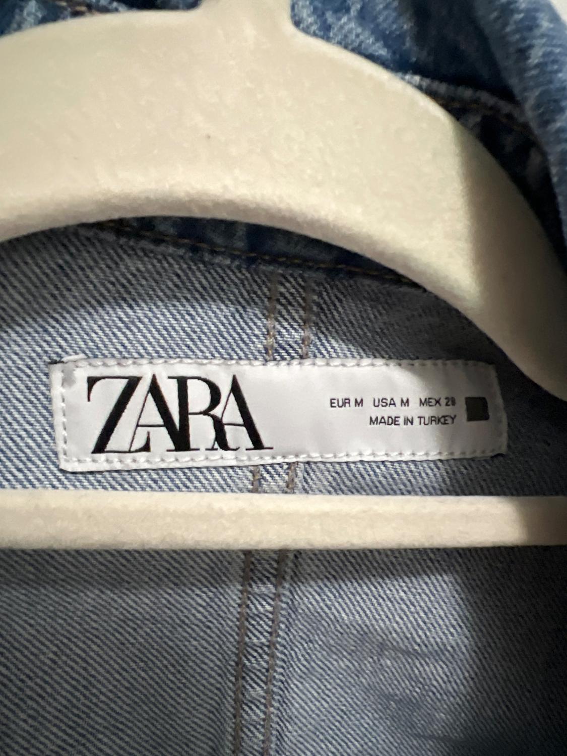 Z1975 CUT OUT CROPPED DENIM JACKET - Image 3