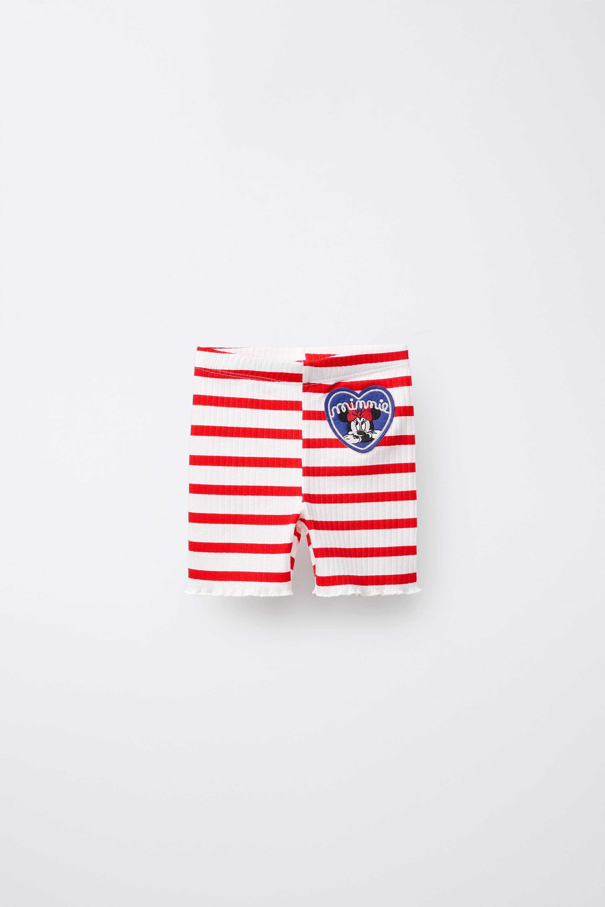 MINNIE MOUSE © DISNEY STRIPED BIKE SHORTS
