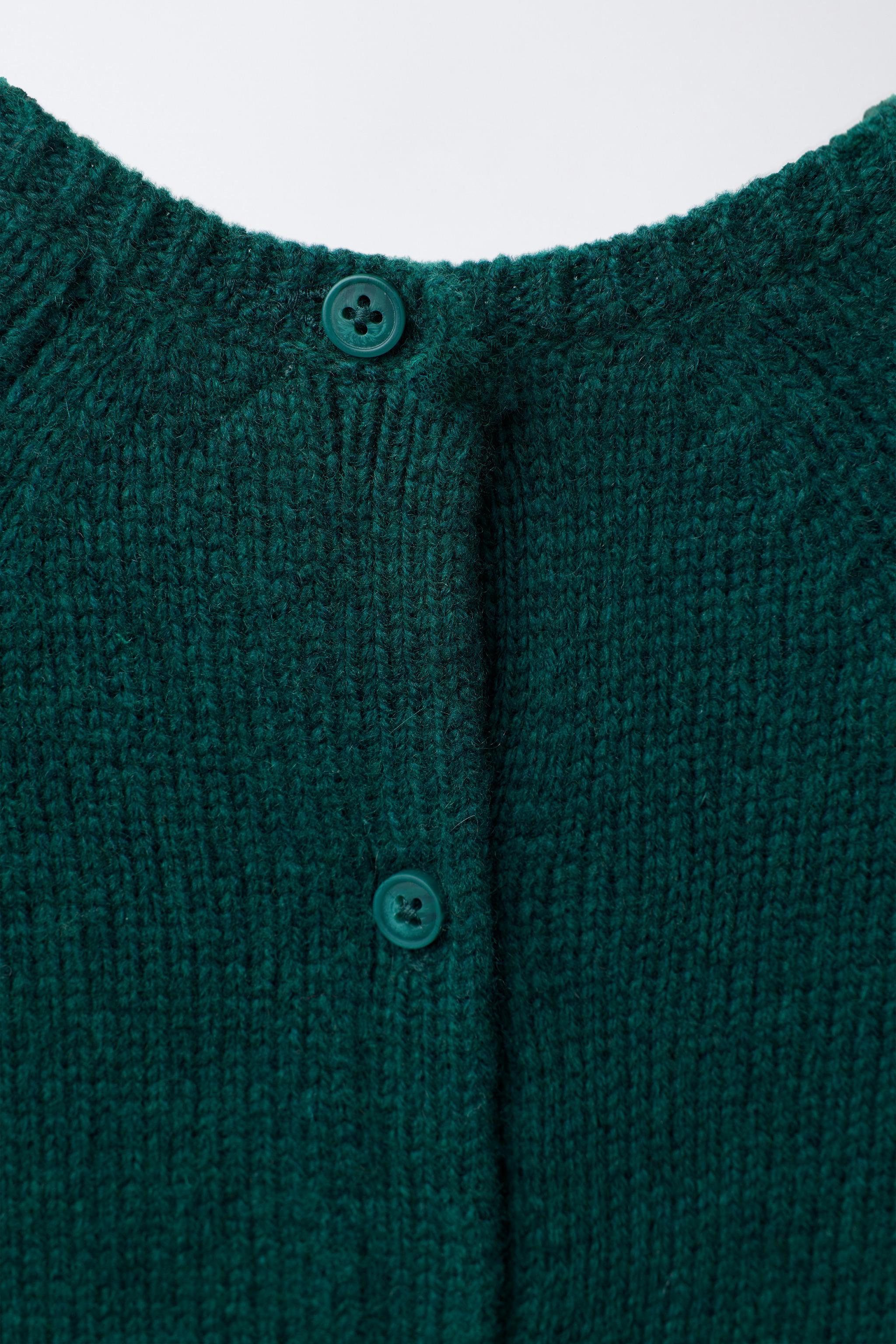 KNIT JUMPSUIT WITH EMBROIDERED BUNNY