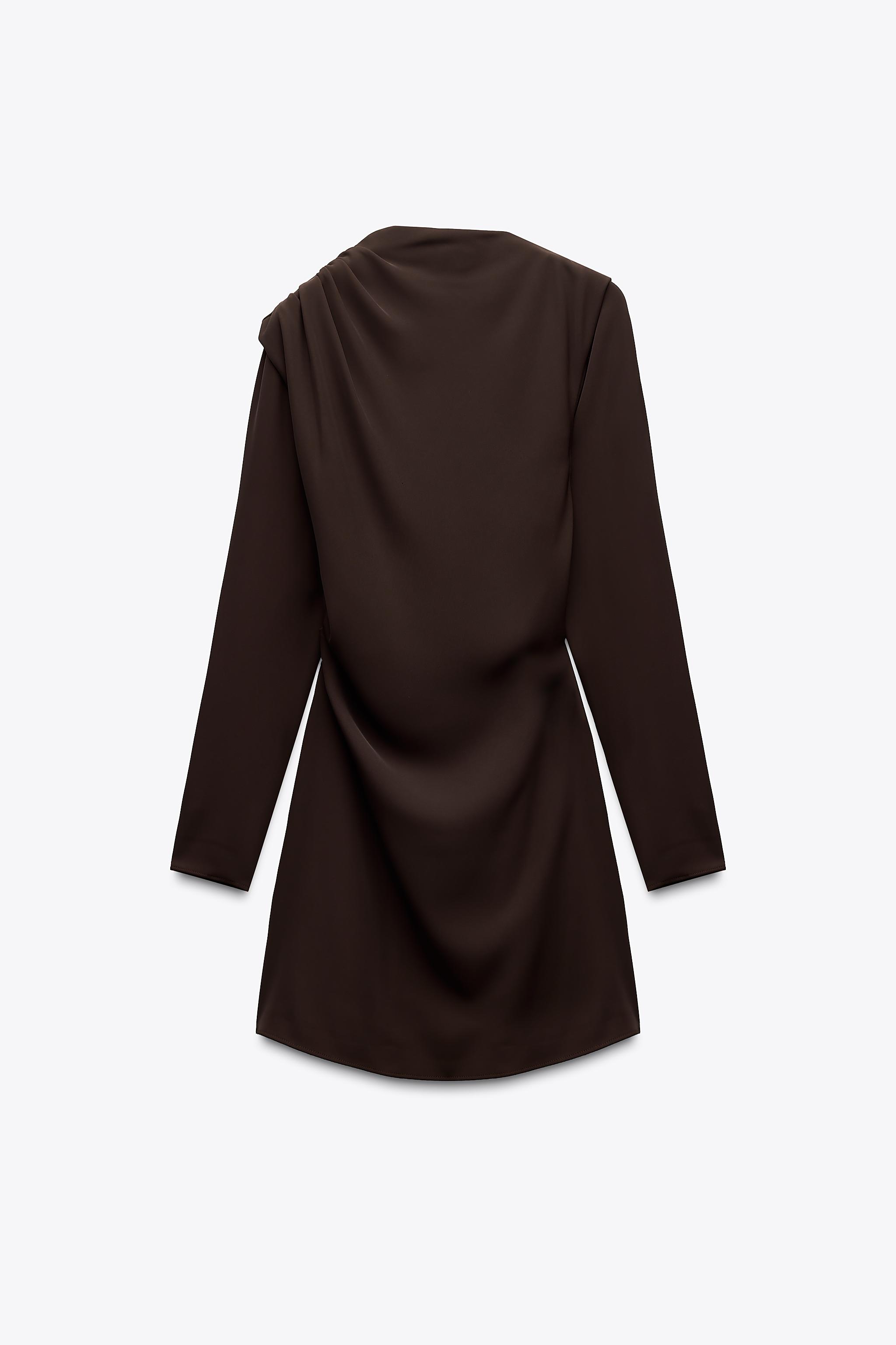 DRAPED MINI DRESS