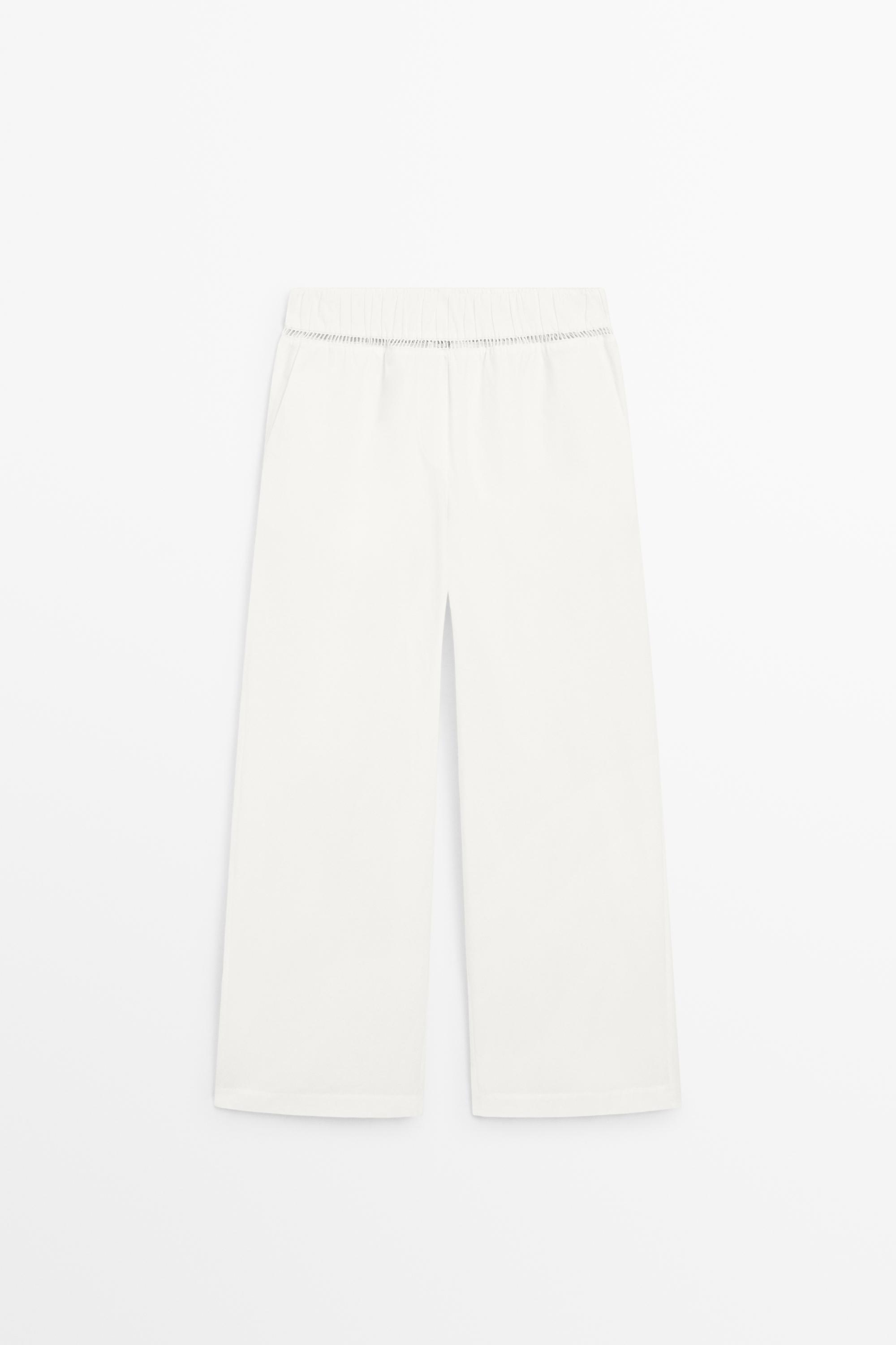 100% cotton elasticated pants - STUDIO
