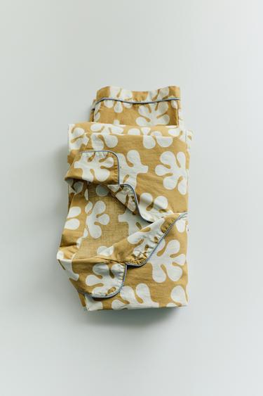 3-6 YEARS/ SHAPES PRINT SHIRT AND TROUSER PYJAMAS - Green by Zara