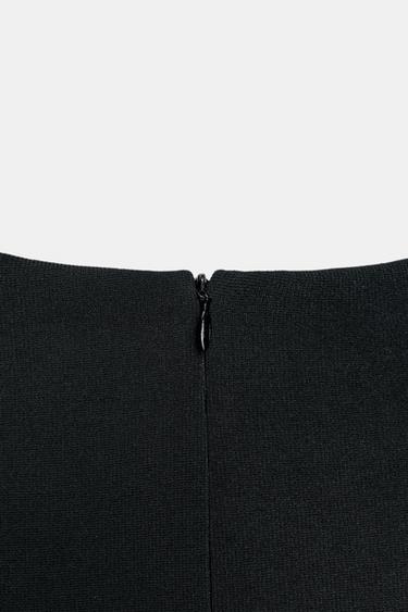 ROBE COURTE STRETCH EN DENTELLE - Noir de Zara - Image 4